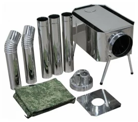 Печь походная Пошехонка средняя с защитным кожухом