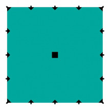 TENT тент 6x6м  Talberg, зелёный